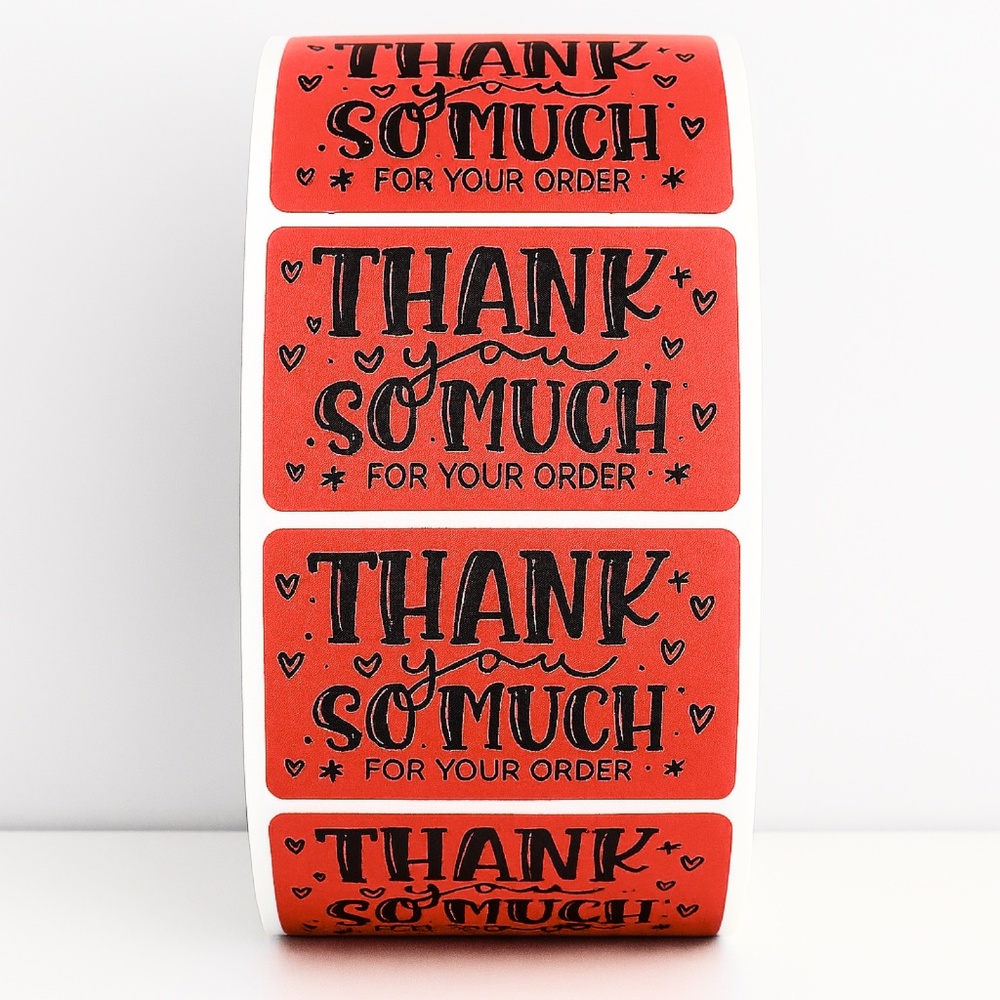 Thank You So Much For Your Order Sticker Small Shop sticker Small Business label - Picture 9 of 11